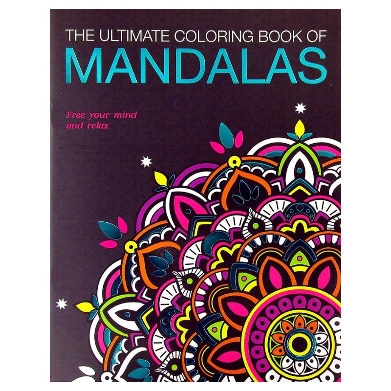 BAZIC Mandalas Colouring Book for Adults