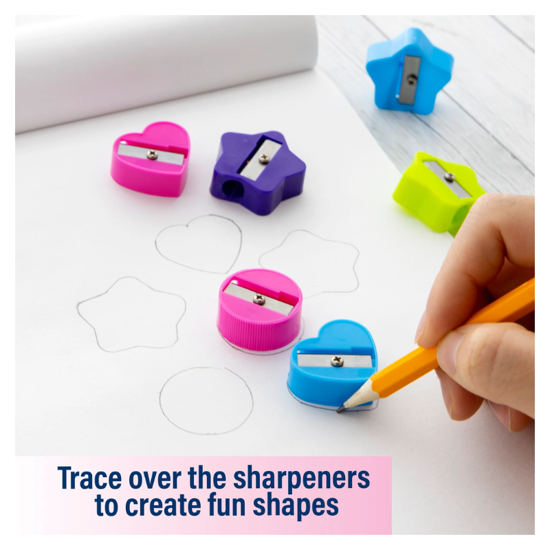 BAZIC Fun Shaped Pencil Sharpener (12/Pack)