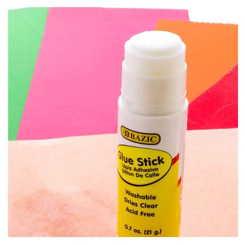 BAZIC 8g / 0.28oz All Purpose Glue Stick (4/Pack)