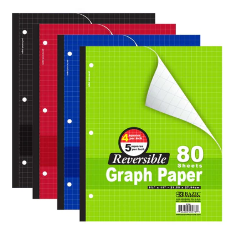 Quad Ruled Vs Graph Ruled BAZIC 4/5