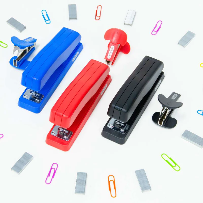 BAZIC Desktop Stapler Office Set