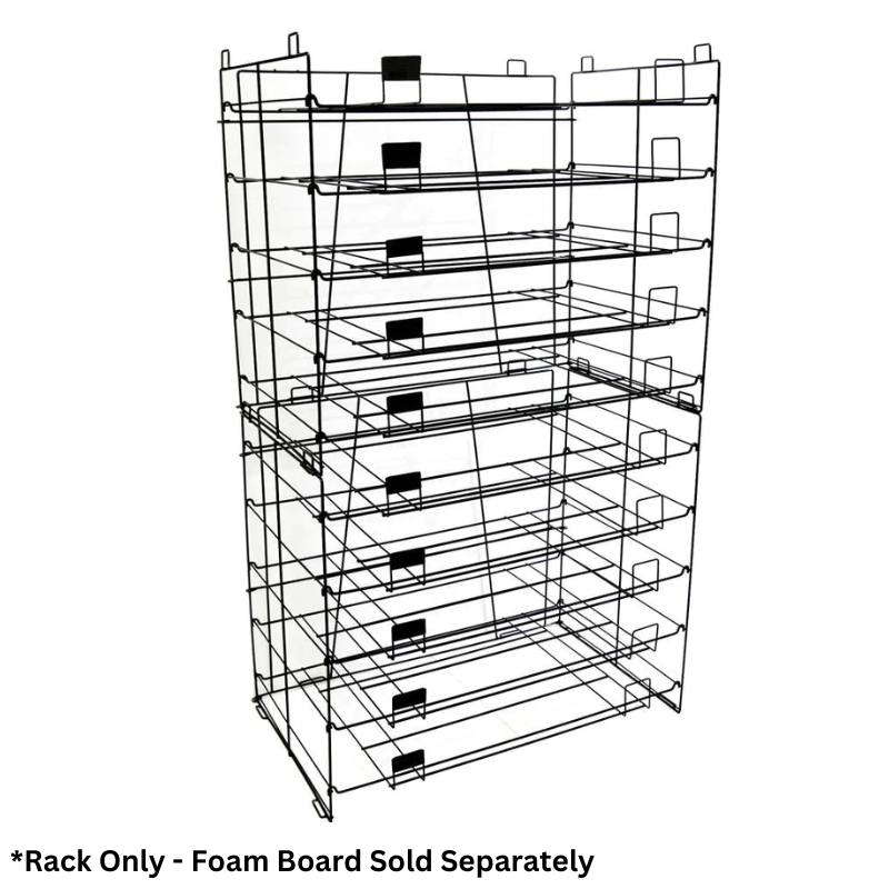 BAZIC 20" X 30" 10-Slots Foam Board Display Rack