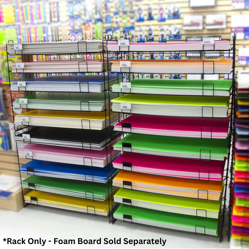 BAZIC 20" X 30" 10-Slots Foam Board Display Rack