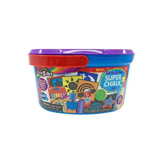 Cra-Z-Art  Fulla Fun Super Sidewalk Chalk Bucket