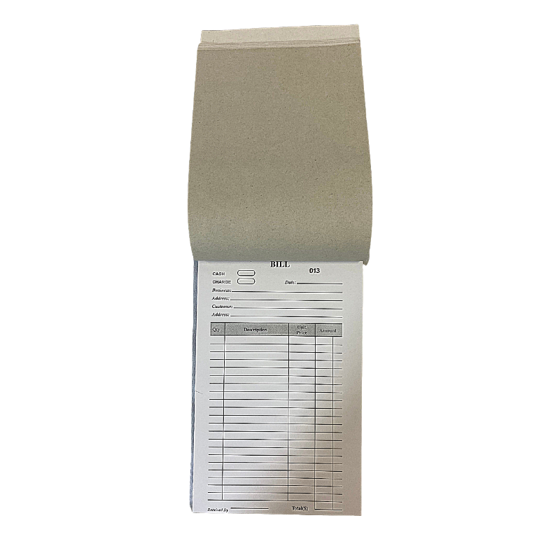 DNS - Challenge 5" x 8" Cash Bill Duplicate Book (50 Sheets)