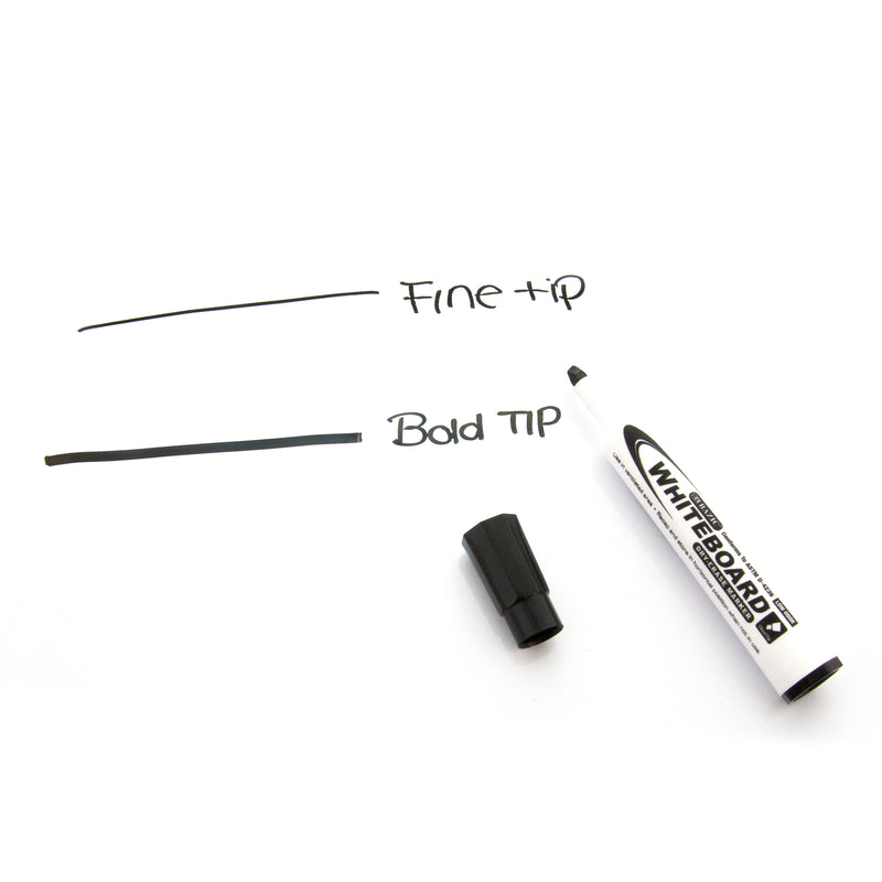 BAZIC Assorted 3 Colour Chisel Tip Dry Erase Markers w/ Eraser