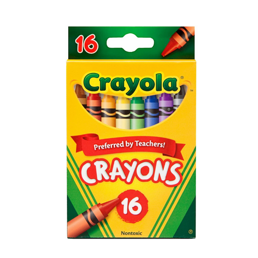 Crayola Classic Assorted Crayons (16/Pack)