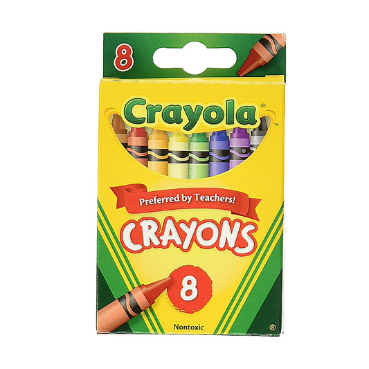Crayola Classic Assorted Crayons (8/Pack)