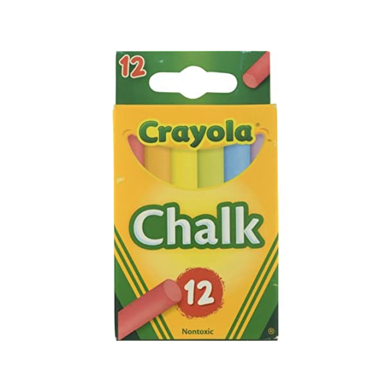 Crayola Coloured Chalk (12/Pack)
