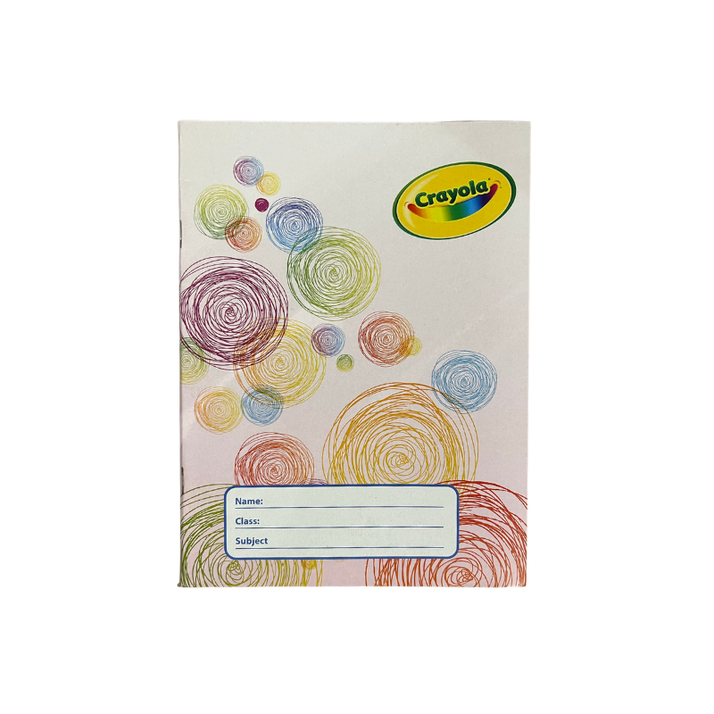 Crayola Exercise Book - Single Line - 6.25" x 8" - 60shts / 120pgs