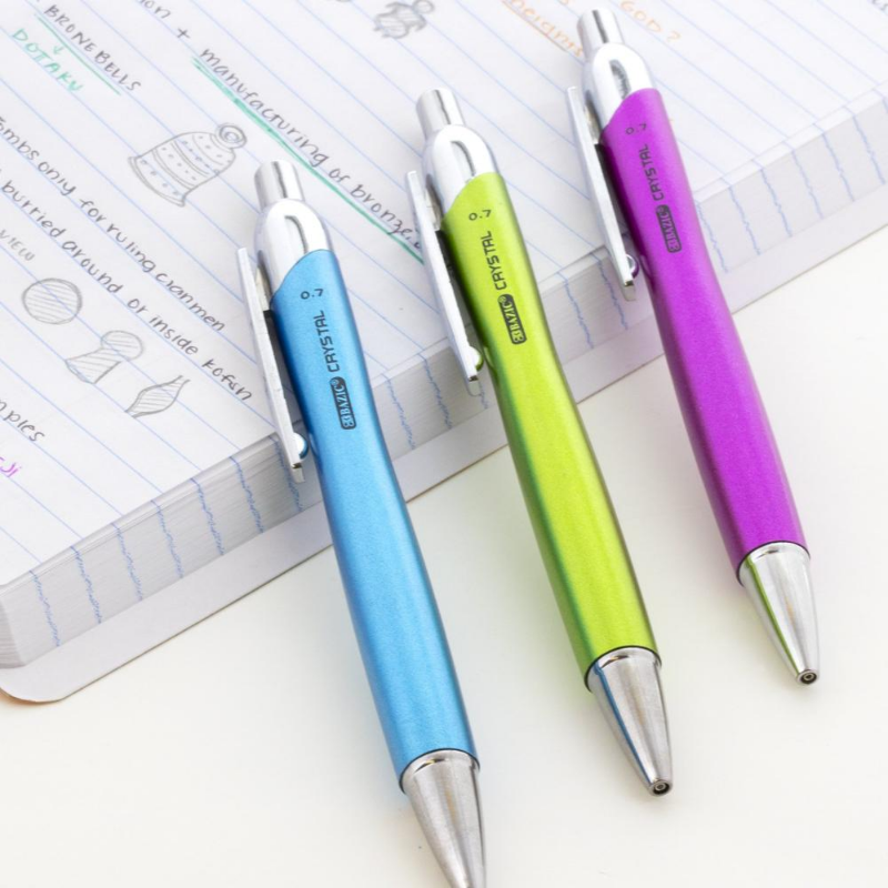 BAZIC Crystal 0.7mm Mechanical Pencil (3/Pack)