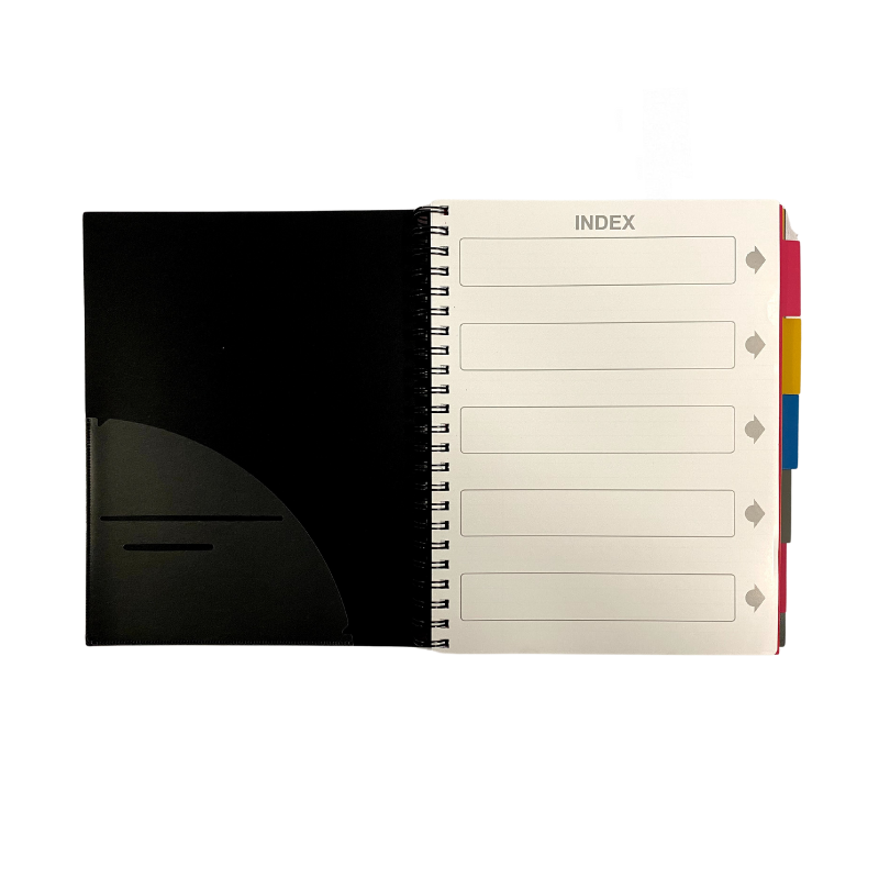 Foldermate 5 in 1 A4 Spiral Notebook