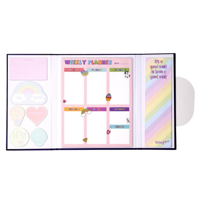 Fringoo Magnetic Planner - Purple Mermaids