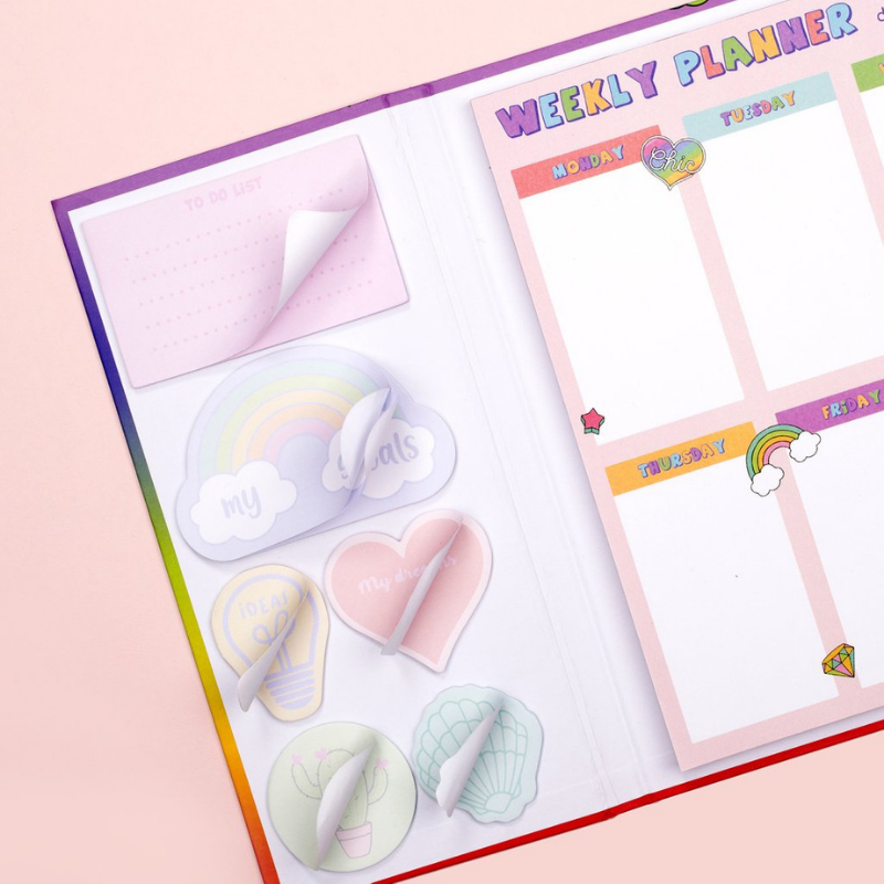 Fringoo Magnetic Planner - Purple Mermaids