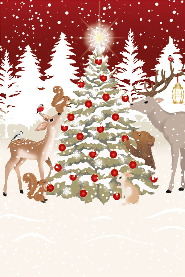 Christmas Greeting Cards - 12cm x 18cm (Normal) - Coated Paper