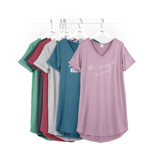 Hello Mello V-Neck Sleep Shirt