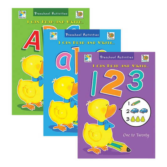 I Can Read And Write English Preschool Workbook