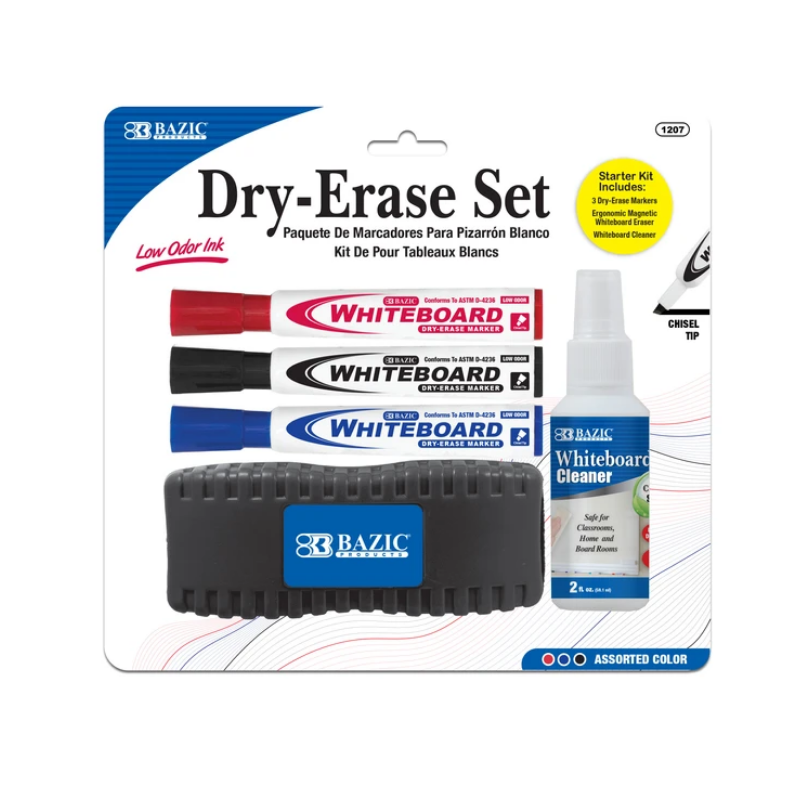 BAZIC Dry Erase Starter Kit