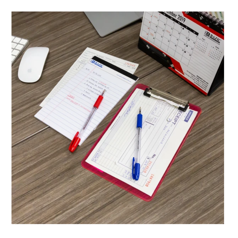BAZIC 7 1/2" x 2 3/4" Cash or Rent Receipt Book (50 Sets)
