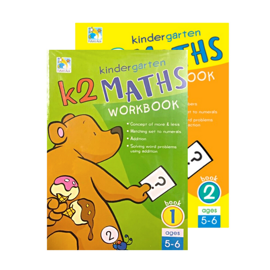 Math K2 Kindergarden Workbook (5-6 Years)