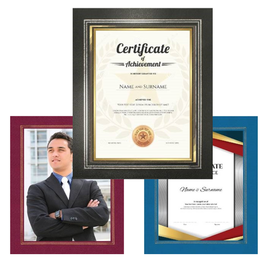 Leatherette Certificate Frame