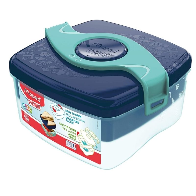 Maped Picnik 1.4L Easy Open Plastic Lunch Box Container