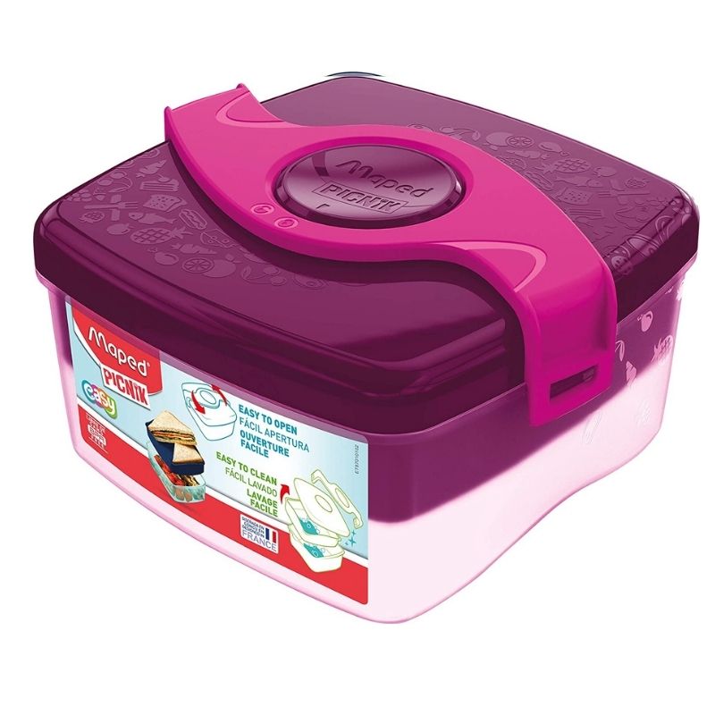 Maped Picnik 1.4L Easy Open Plastic Lunch Box Container