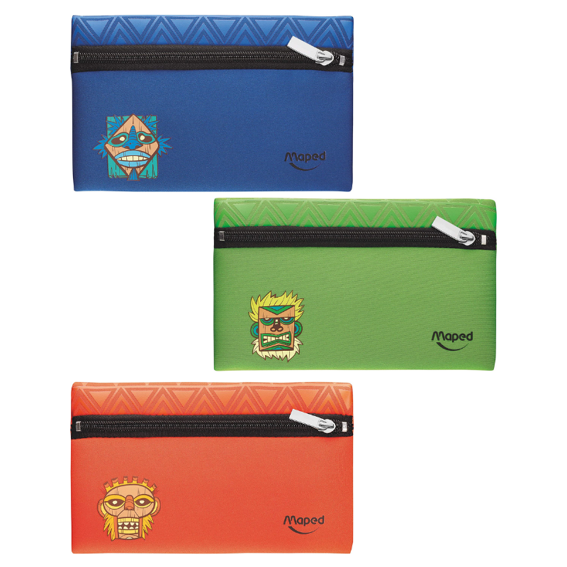 Maped Flat Neoprene Pencil Case - Totem