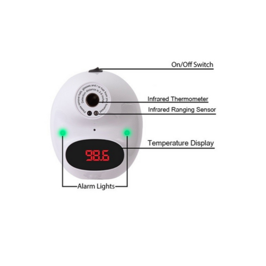 No Contact Wall Mount Infrared Thermometer without Tripod