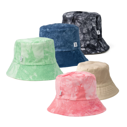 Olivia Moss High Tied Reversible Bucket Hat