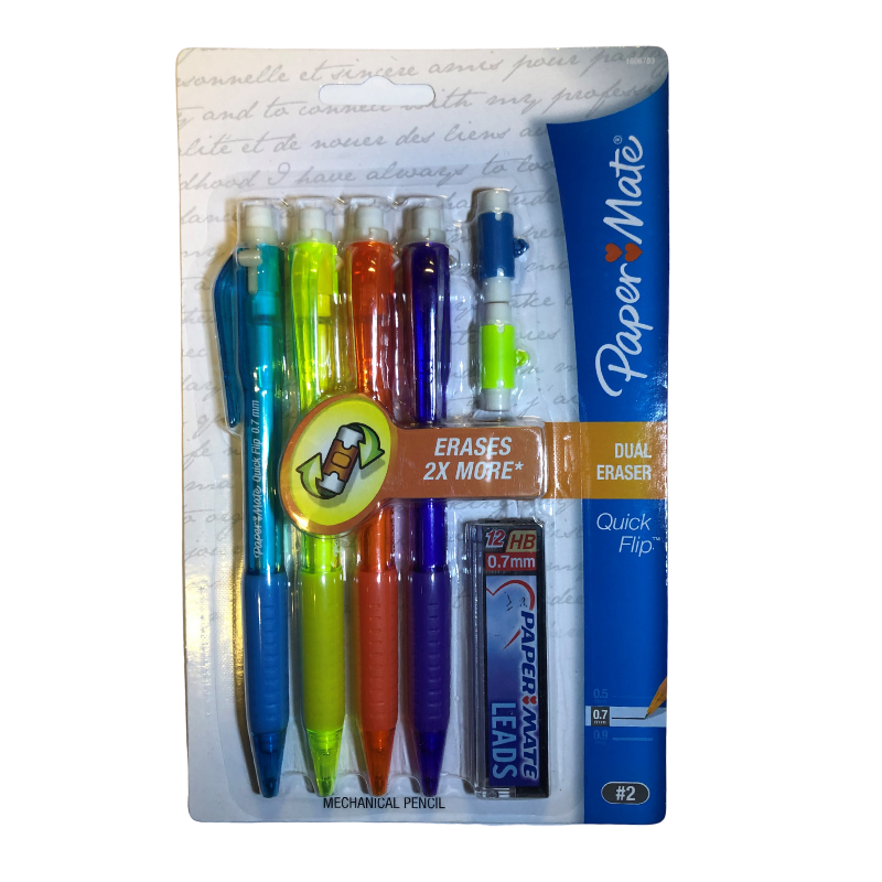 Paper Mate Quick Flip 0.7mm Mechanical Pencil (4/Pack)