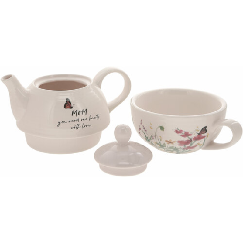 Pavilion 14.5oz Teapot & 10oz Cup Set - Mom