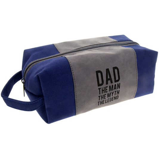 Pavilion Canvas Toiletry Bag - Dad The Legend