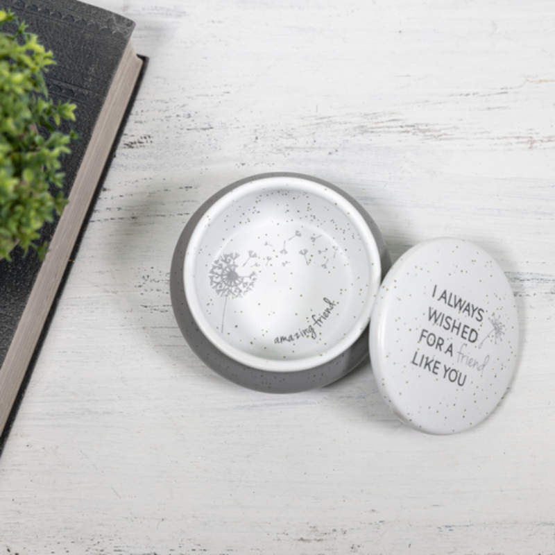 Pavilion 3.5" Ceramic Keepsake Box  - Friend Like You