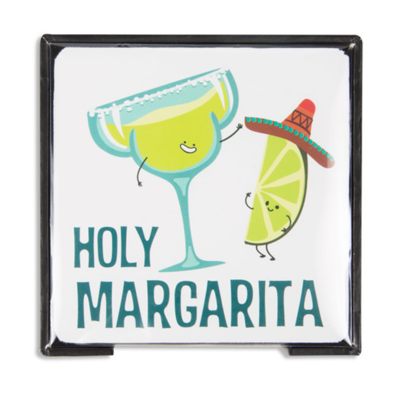 Pavilion 4pc Coaster Set with Box - Margarita