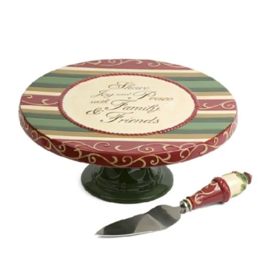 Pavilion Joy & Peace Cake Server