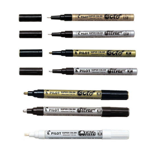 Pilot Extra Fine / Fine / Medium / Broad Tip Permanent Marker