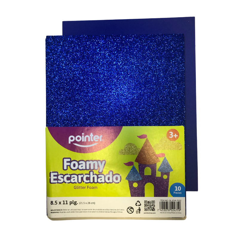 Pointer Foamy Glitter Sheets (10/Pack)