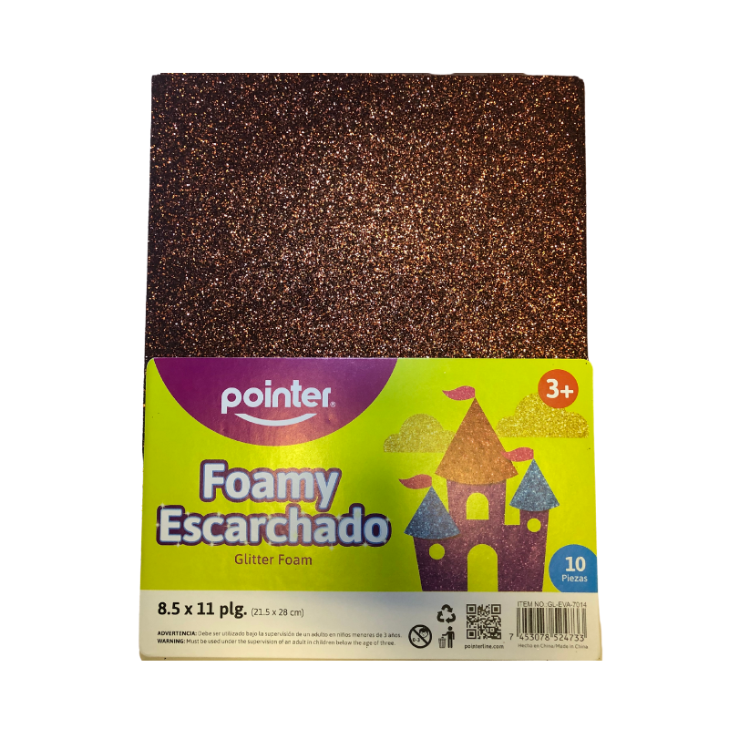 Pointer Foamy Glitter Sheets (10/Pack)