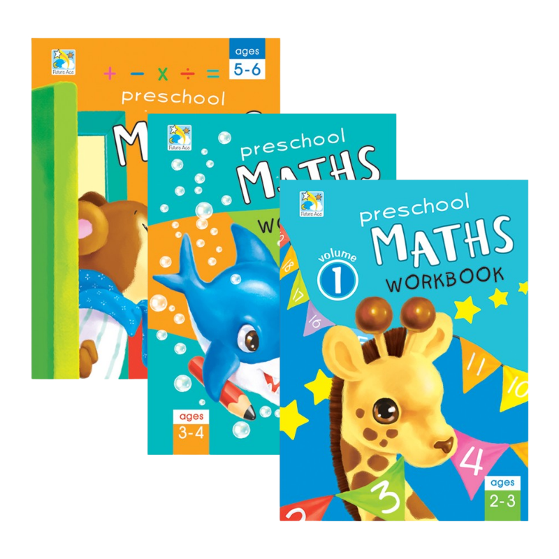 Math Preschool Workbook - The Up Shop – Very Exciting Things Ltd.