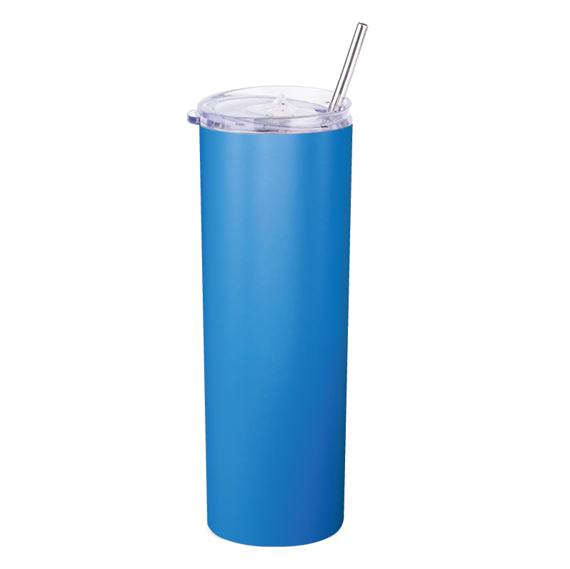 20oz Thermo Skinny Tumbler with Stainless Steel Straw