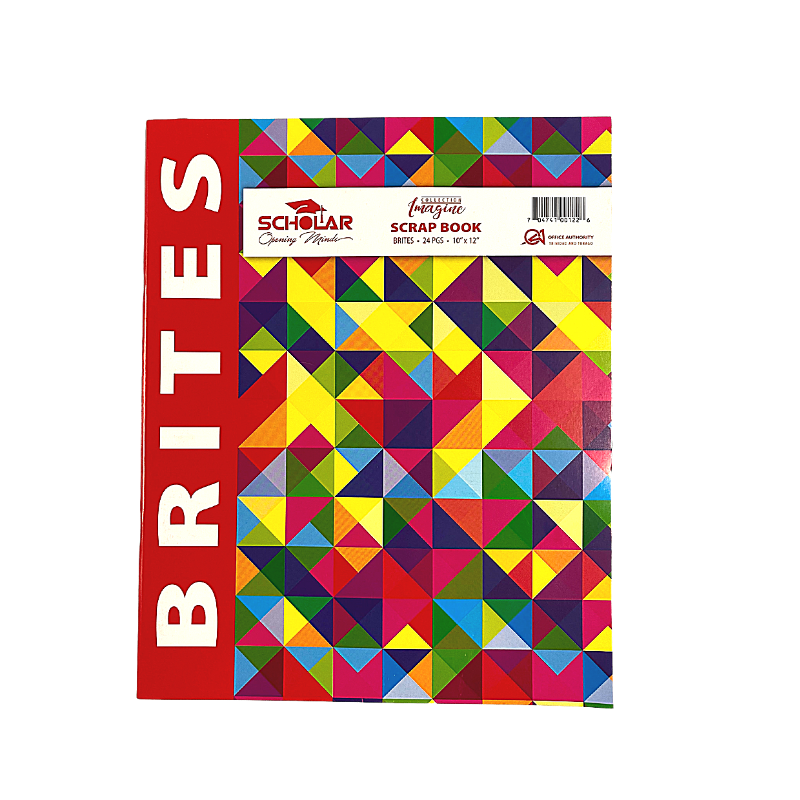 Scholar 10" x 12" Brites Scrapbook (24 Sheets)