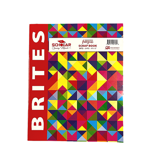 Scholar 10" x 12" Brites Scrapbook (24 Sheets)