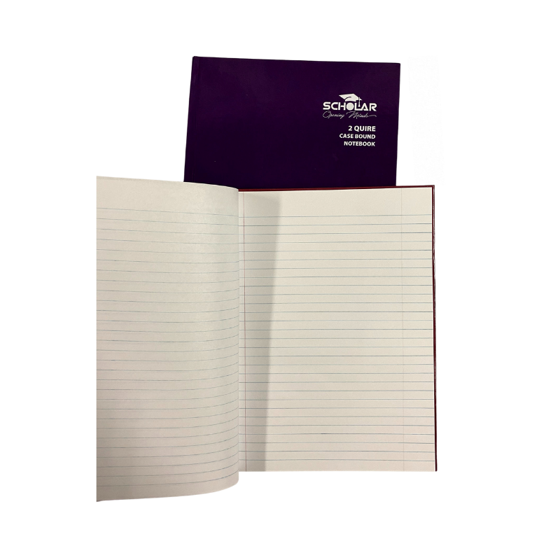 Scholar 2 Quire 8" x 10" Hard Cover Notebook