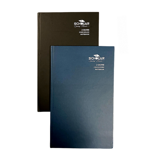 Scholar 2 Quire 8" x 13" Hard Cover Notebook