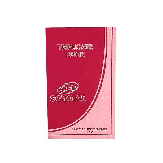 Scholar 5" x 8" Triplicate Book (50 Sheets)