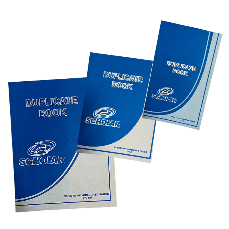 Scholar Duplicate Book - Assorted Sizes (50 Sheets)