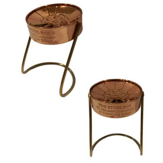 Copperz Small Pan on Brass Stand