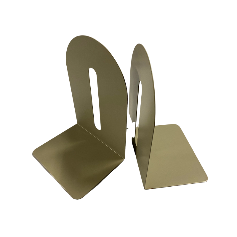 8" Stainless Steel Bookends (2 Pack)