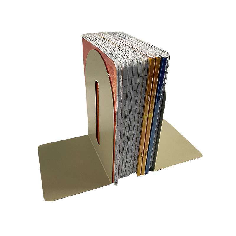 8" Stainless Steel Bookends (2 Pack)